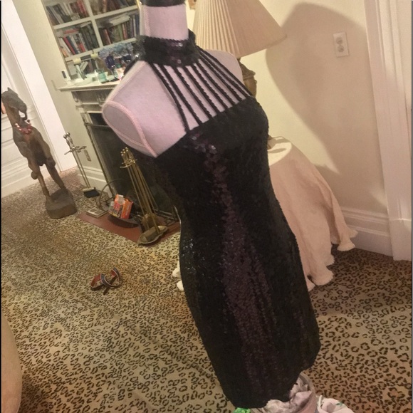 Vintage sequin cocktail dress - Picture 2 of 5